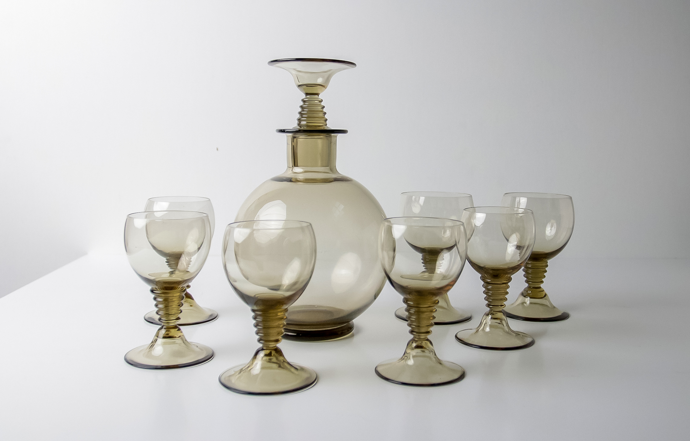 Art deco Traditie karaf glazen W.J. Rozendaal Kristalunie – foto 1