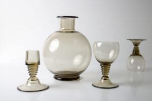 Art deco Traditie karaf glazen W.J. Rozendaal Kristalunie – foto 9