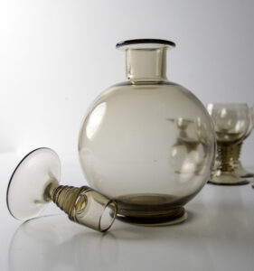 Art deco Traditie karaf glazen W.J. Rozendaal Kristalunie – foto 10