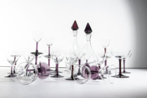 W.J. Rozendaal Logos Narkissos glasservies Kristalunie 1929 – foto 1