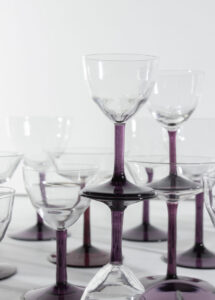 W.J. Rozendaal Logos Narkissos glasservies Kristalunie 1929 – foto 7