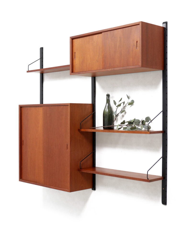 Poul Cadovius Modular Floating Wall System Teak Denmark 1950’s