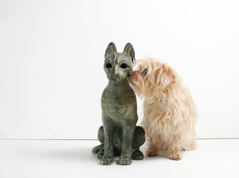 Life Size Bronze Bastet Cat Free Shipping