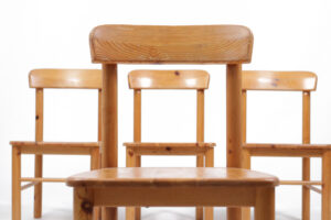 Deense grenen stoelen Rainer Daumiller stijl 1975 – foto 10