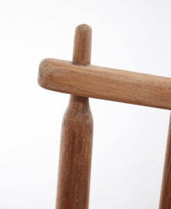 Scandinavische mid-century eiken schommelstoel – foto 6