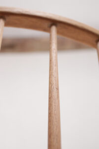 Scandinavische mid-century eiken schommelstoel – foto 14
