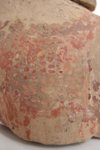 Chinees aardewerk paard met losse kop in Han-stijl, beschilderd terracotta – foto 11
