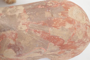 Chinees aardewerk paard met losse kop in Han-stijl, beschilderd terracotta – foto 13