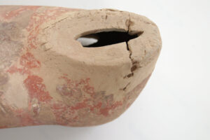 Chinees aardewerk paard met losse kop in Han-stijl, beschilderd terracotta – foto 20