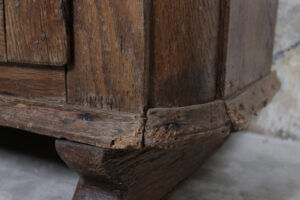 Antieke Hollandse eiken tinkast 1700 – foto 3