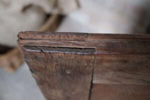Antieke Hollandse eiken tinkast 1700 – foto 14