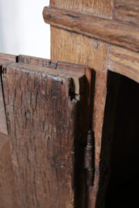 Antieke Hollandse eiken tinkast 1700 – foto 19