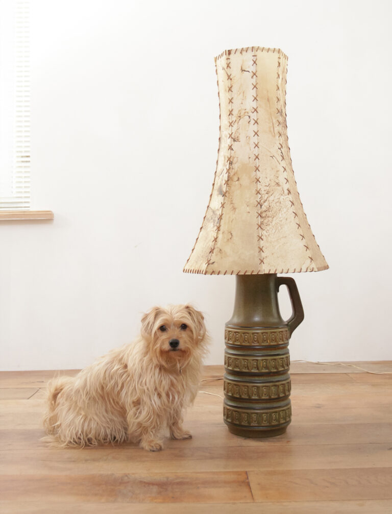 Vintage Schat: De Herontdekte Jaren ’70 West-Duitse Vaaslamp Wacht op een Nieuw Thuis