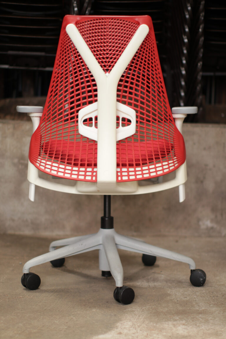 Herman Miller Sayl Bureaustoelen Rood, Wit Grijs