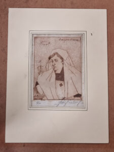 Ets Johannes Nicolaas jr 1917 Rode Kruis verpleegster O tempora O mores – foto 1