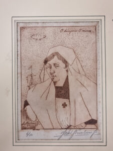 Ets Johannes Nicolaas jr 1917 Rode Kruis verpleegster O tempora O mores – foto 2
