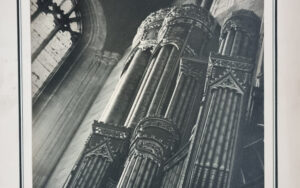 Vintage foto Diapason orgel Eton College Chapel 1943 camera club – hoofdfoto