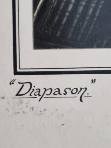 Vintage foto Diapason orgel Eton College Chapel 1943 camera club – foto 3