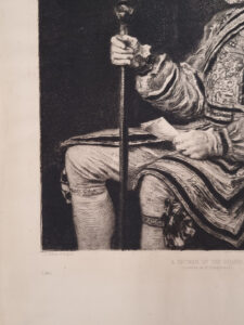 Ets Yeoman of the Guard Waltner naar Millais L Art 1878 – foto 2