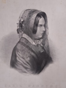 Litho portret Maria Manning 1849 daguerreotypie Laroche – foto 2