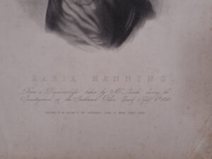 Litho portret Maria Manning 1849 daguerreotypie Laroche – foto 4