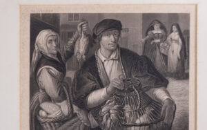 Staalgravure The Game Dealer French naar Pieter Aertsen Belvedere – hoofdfoto