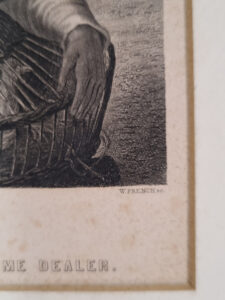 Staalgravure The Game Dealer French naar Pieter Aertsen Belvedere – foto 5