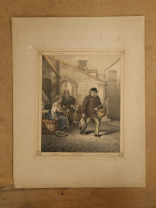 Ingekleurde litho goodnatured husband Jos Scholz Mainz – foto 2