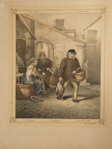 Ingekleurde litho goodnatured husband Jos Scholz Mainz – foto 3