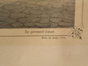 Ingekleurde litho goodnatured husband Jos Scholz Mainz – foto 6
