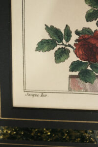 Handgekleurde gravure siervaas Jacque Daumont – foto 4