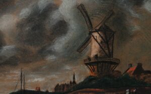 Pastel molen naar Ruisdael Van Zomeren – hoofdfoto