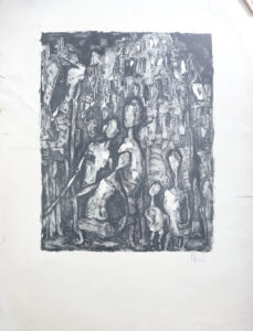 Set van 5 originele litho's zwart-wit Frankrijk – foto 19