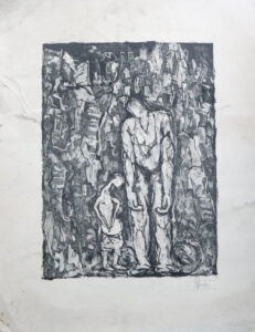 Set van 5 originele litho's zwart-wit Frankrijk – foto 18