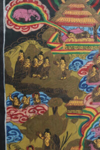 Thangka leven van Boeddha handgeschilderd Nepal – foto 4