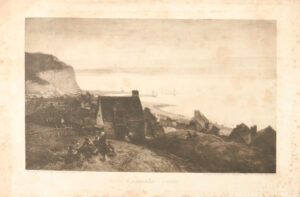 Set fotogravures Haagse School wabi sabi prenten sepia – foto 8
