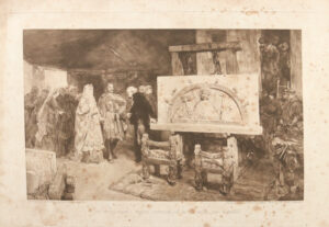 Set fotogravures Haagse School wabi sabi prenten sepia – foto 11