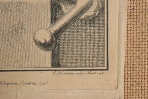 Gravure Robert Walpole Earl of Orford door Jacobus Houbraken 1746 – foto 3