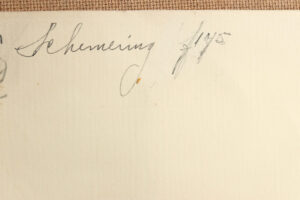 Aquarel Schemering bospad met bomen, gesigneerd B. Jorin – foto 6