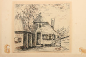 Pentekening boerderij Brinkweg Soestdijk Rentmeester-Wynman 1927 – foto 1