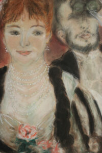 Pastel naar Renoir La Loge theaterloge kopie – foto 2