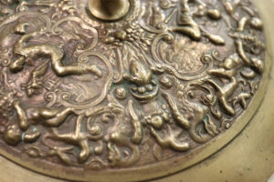 Bronzen tazza met reliëf Minerva, Napoleon III 19e eeuw – foto 4
