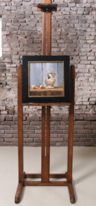 Stilleven met Jacobakannetje en ballen – Marjolein van den Berg, acryl op doek – foto 2