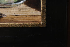 Stilleven met langnek en bodemvondsten – Marjolein van den Berg, acryl op doek – foto 6