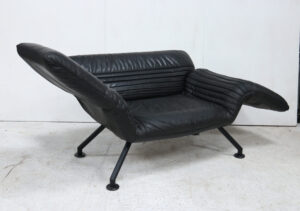 De Sede DS-142 fauteuil daybed zwart leer Winfried Totzek – foto 5