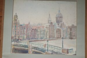 Aquarel Amsterdam Parson 1984 – foto 1