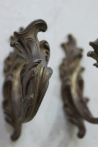 bronzen embrasses gordijnhouders lodewijk xv rococo set van 2 – foto 4