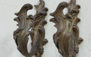 bronzen embrasses gordijnhouders lodewijk xv rococo set van 2 – hoofdfoto