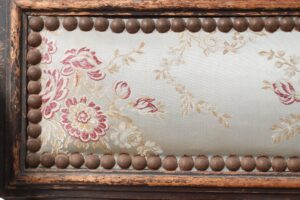 Dantesca stoel gesneden hout leeuwenkoppen neorenaissance – foto 7