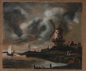 Pastel molen naar Ruisdael Van Zomeren – foto 1